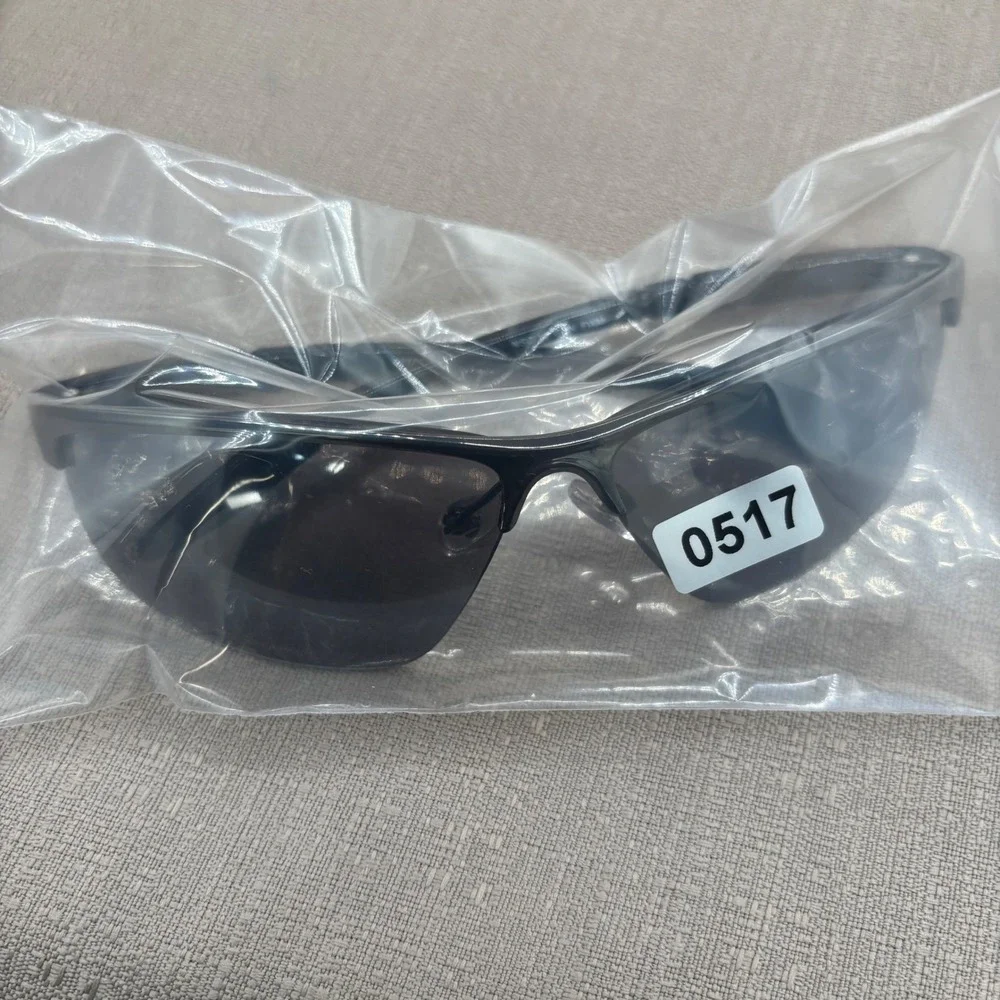 Foster Grant Sunglasses Mens OS Gunmetal Excellent Sporty Wrap Y2K NSC-12 FG0114
